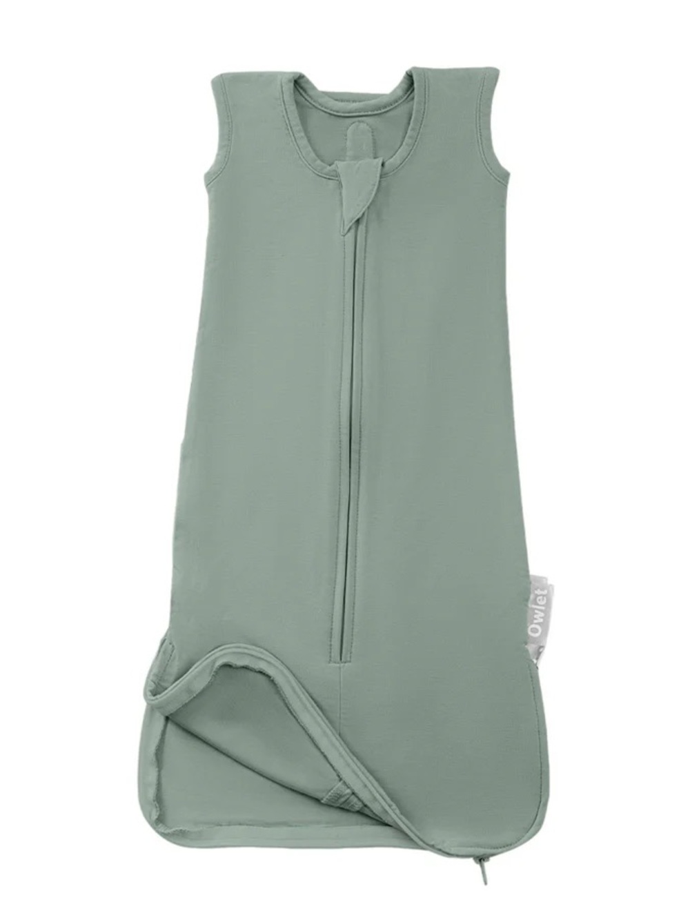Owlet Sleeveless Baby Sleep Sack in Sage Green